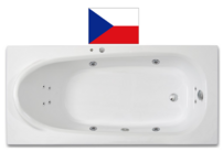 ARTTEC Rhey SURF 170 x 75 hydromasážna akrylátová vaňa