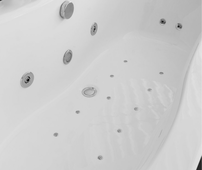 ARTTEC KRONA LUXUS 180 x 80 hydromasážna akrylátová vaňa