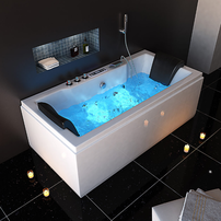 hydromasážna vaňa Laguna M PURE  biela 180x90x55 cm