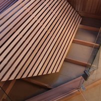 AWT E1242B červený céder 200x200 9kW EOS Cubo