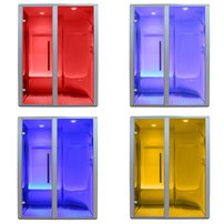 AWT parná sauna S200B alu 146x131 vpravo