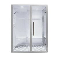 AWT parná sauna S200A alu 161x131 ĺavý