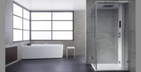 AWT GE104TSL s akrylovou zásterou 170x130 vpravo