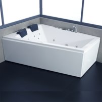 AWT GE105E s akrylovou zásterou 180x130
