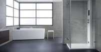 AWT GE105TSL s akrylovou zásterou 180x130