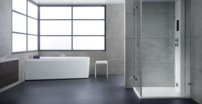 AWT GE105TSL s akrylovou zásterou 180x130
