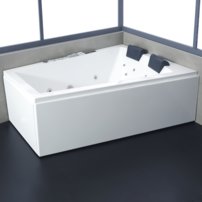 AWT GE105TSL s akrylovou zásterou 180x130