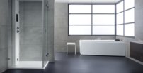 AWT GE105TSL s akrylovou zásterou 180x130
