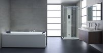AWT GE108-2E s akrylovou zásterou 171x80