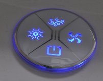 ARTTEC GAIA LUXUS 150x150 hydromasážna akrylátová vaňa