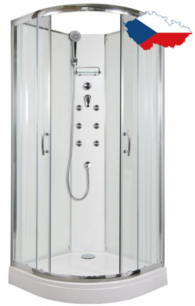 ARTTEC BRILIANT NEW - masážny sprchovací box model 4 chinchila