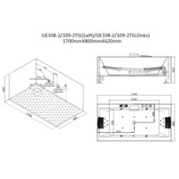 AWT GE109TSL 190x90 lavé