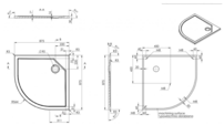 ARTTEC BRILIANT NEW - masážny sprchovací box model 4 chinchila