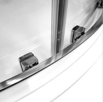 H2O štvrťkruhový sprchový kút Comfort E 100x80