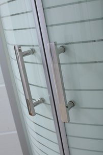 Parná kabína Biela perla 120R WHITE PEARL 120x80cm pravé prevedenie