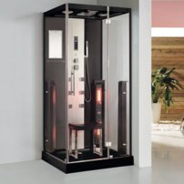 Parný sprchový box + infra sauna D71, 100x90x218