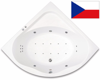 ARTTEC GAIA LUXUS 150x150 hydromasážna akrylátová vaňa