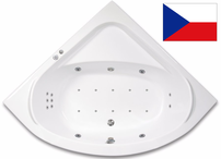 ARTTEC GAIA 2 LUXUS 140 x 140 hydromasážna akrylátová vaňa