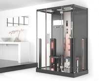 Parný sprchový box + infračervená kabína D72, 143x90x215cm