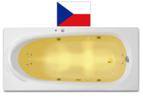ARTTEC RHEY SURF + CHROMO 170 x 75 hydromasážna akrylátová vaňa