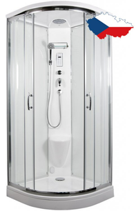 ARTTEC BRILIANT NEW - Parná kabína model 8 clear