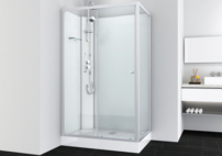 Sanotechnik VIVA 2 sprchový box obdĺžnnik bez strechy, 120x80x225cm, biely